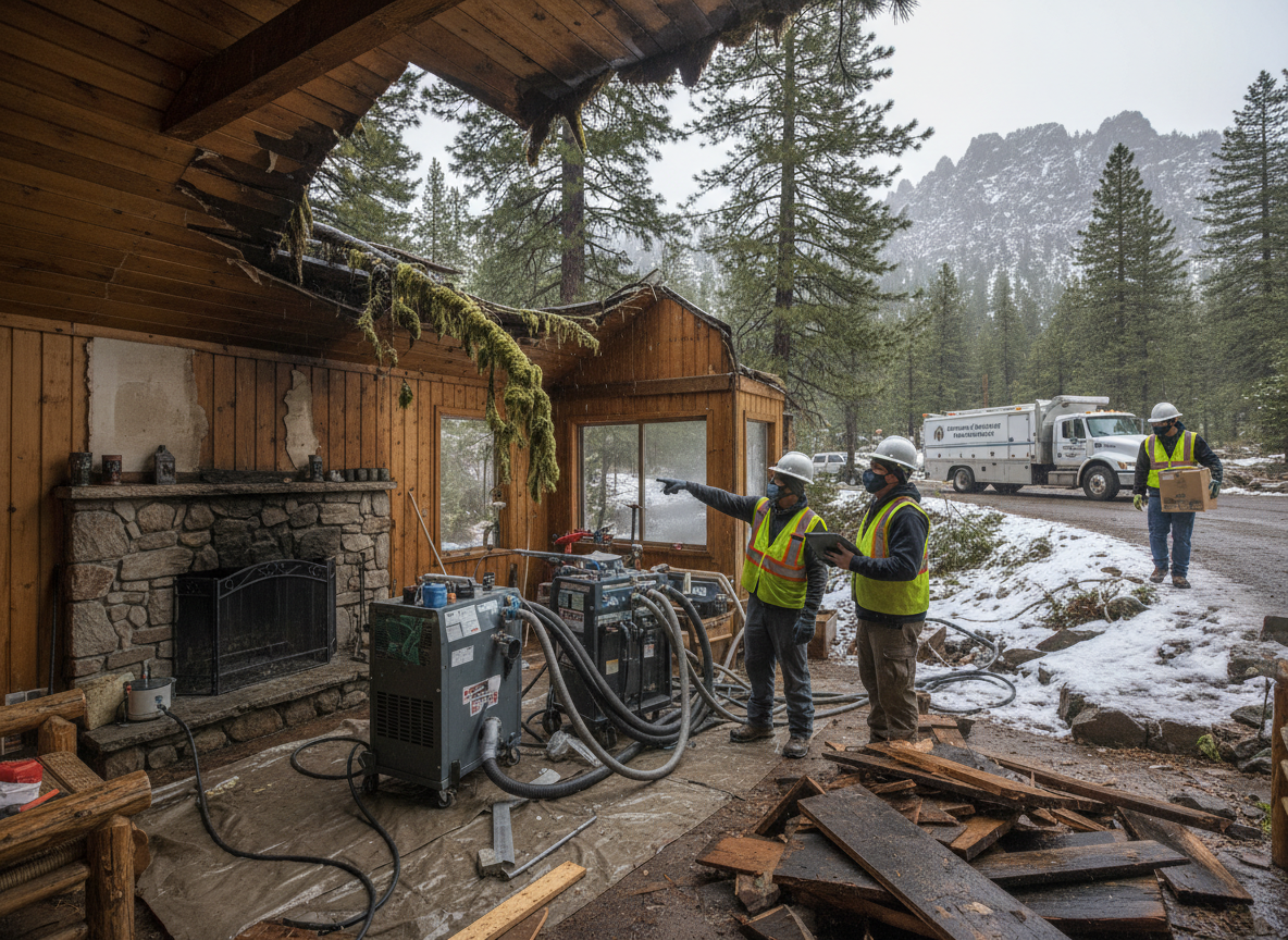 Water Damage Restoration Cedarpines Park in Skyforest, CA 92385