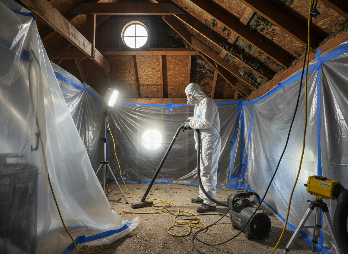 Attic Mold Remediation in Cedarpines Park, CA
