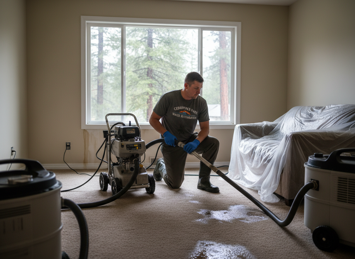Water Damage Restoration Cedarpines Park in Crestline, CA 92325